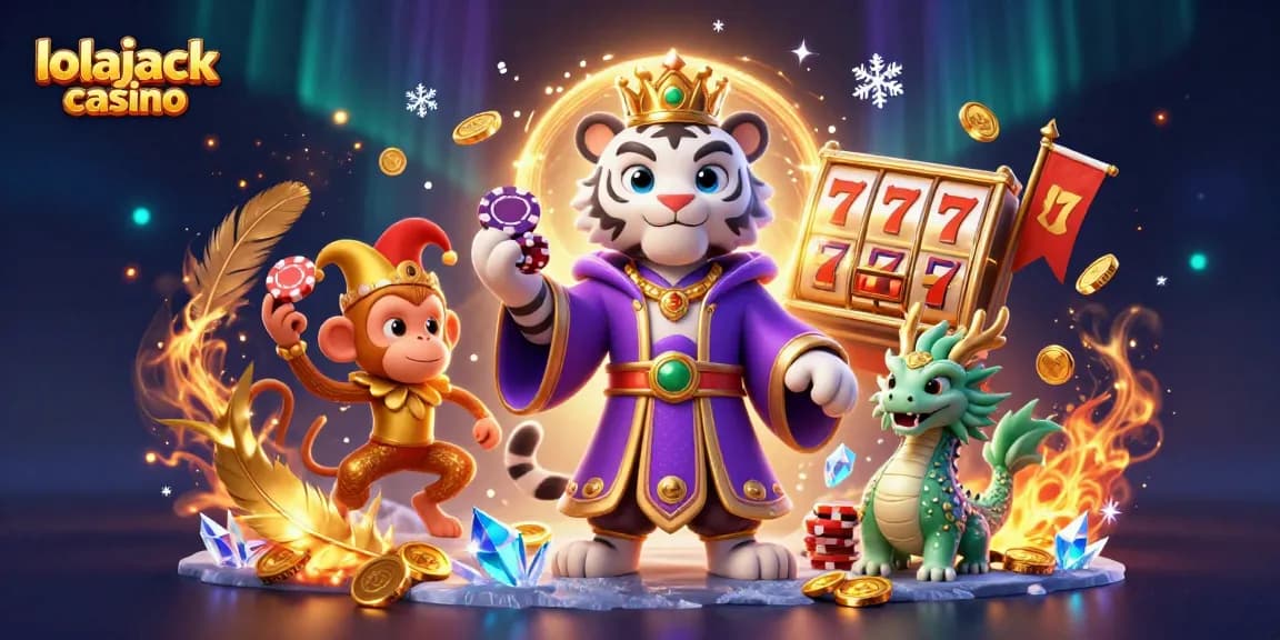 Engage with the exciting games at lolajack casino featuring animated characters and dynamic casino elements.