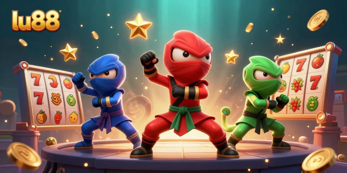 Win big with LU88's vibrant slot games featuring colorful characters and exciting elements.