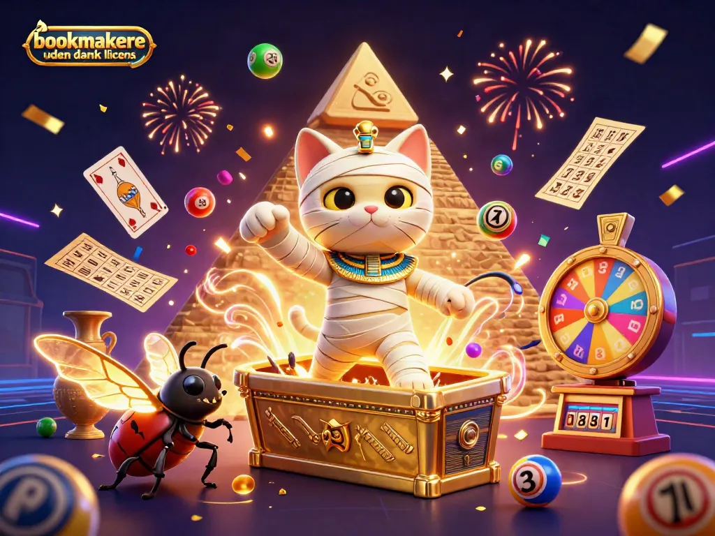 Engage with bookmakere uden dansk licens including dynamic lottery balls and a vibrant prize wheel.