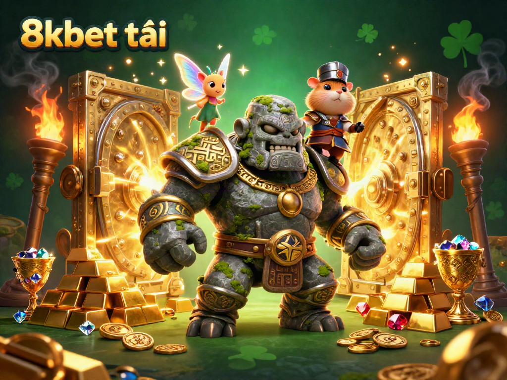 Experience the magic of gaming with 8xbet tải at the vibrant, treasure-filled casino scene.