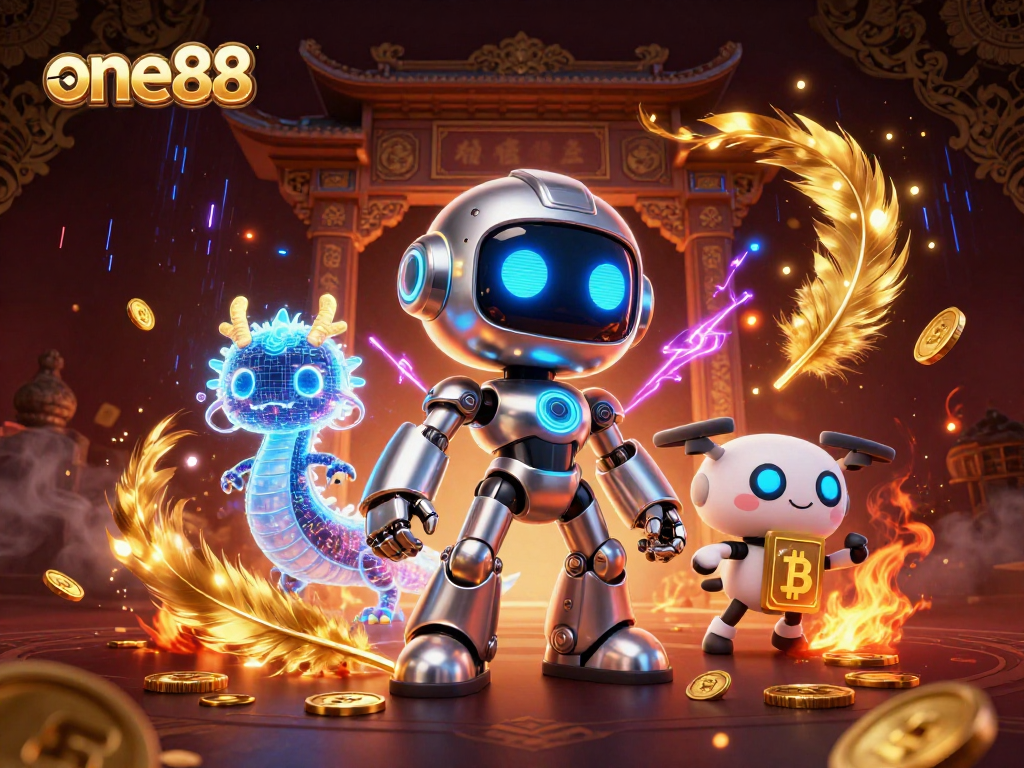 Experience thrilling gambling with one88's characters in an exciting 3D illustration.