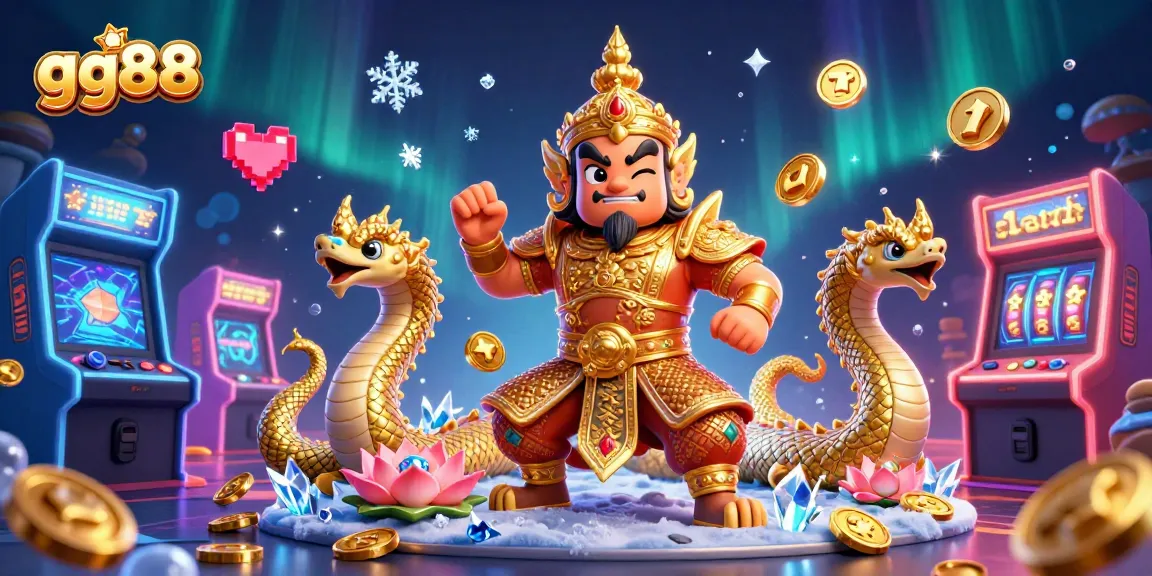 Experience thrilling gameplay with gg88, showcasing dynamic 3D casino characters and colorful game elements.