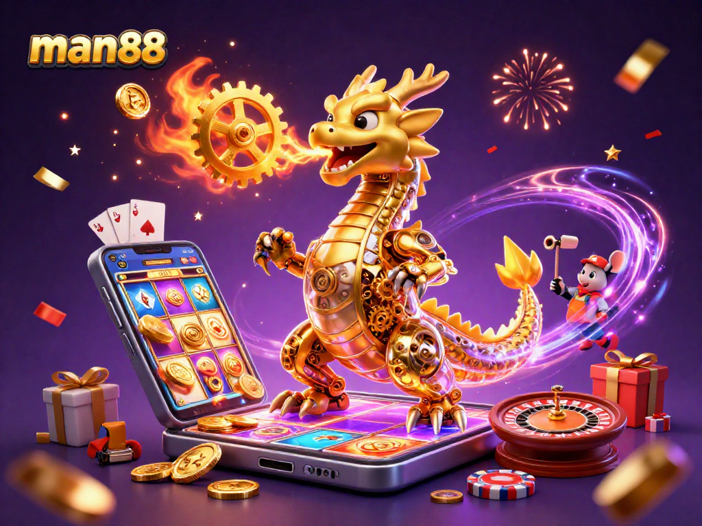 Experience exciting gameplay at man88 with golden dragon and dynamic slot games.
