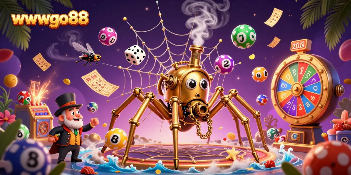 Experience thrilling gameplay at wwwgo88 with colorful lottery balls, bingo cards, and an energetic casino scene.
