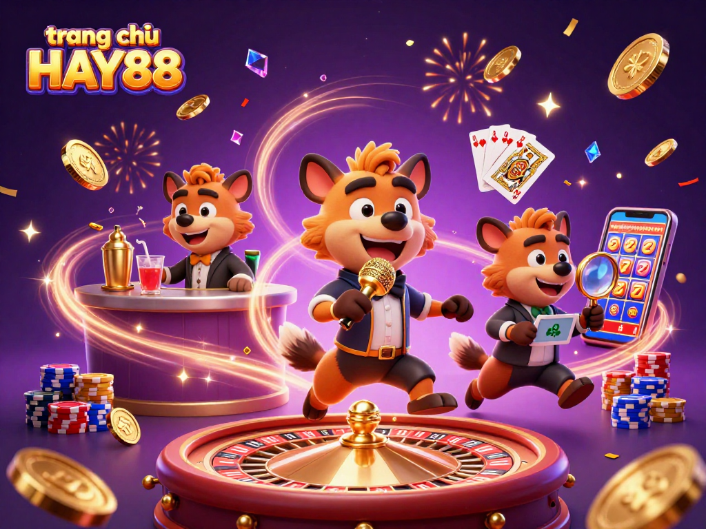 Experience the thrill at trang chủ HAY88 with hyenas running a comedy casino club.