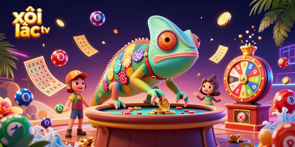 Experience thrilling moments with xôi lạc tv, a vibrant digital casino scene filled with excitement and color.