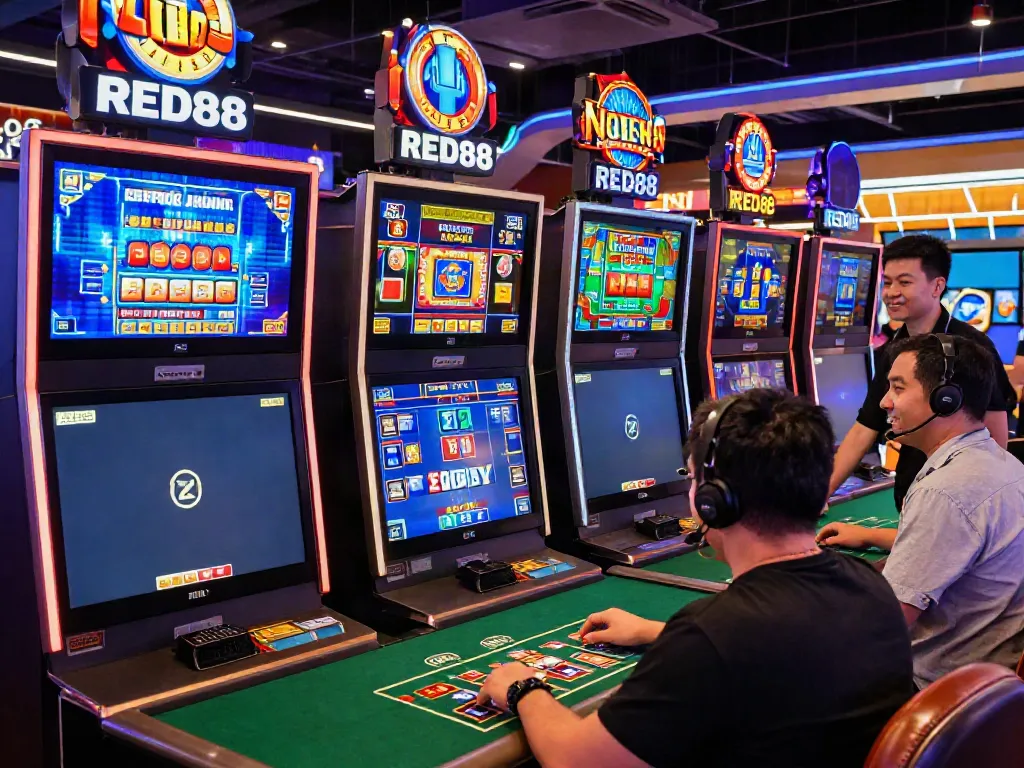 Experience the thrill of gaming at https://red88.limited/ with players engaging in live sports betting and casino games.