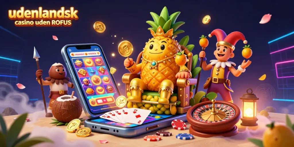 Experience the excitement at udenlandsk casino uden ROFUS featuring vibrant characters and dynamic gaming elements.
