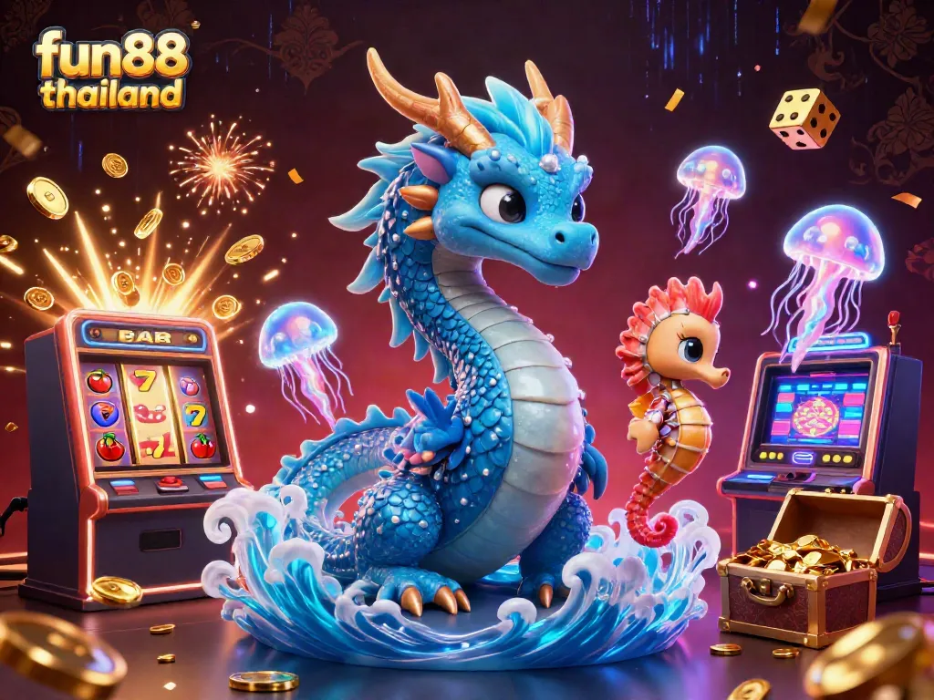 Experience the vibrant fun88 thailand gaming atmosphere with rich slot, casino, and ocean themes.
