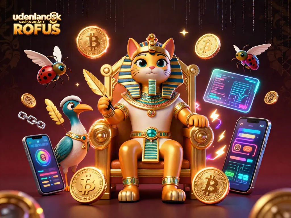 Experience the thrill of udenlandsk casino uden ROFUS with our 3D illustration showcasing vibrant gaming elements.