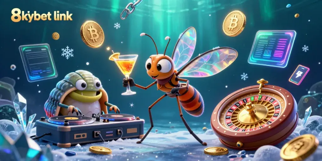 Engage with the exhilarating thrill of gaming at 8xbet link, featuring unique casino characters.