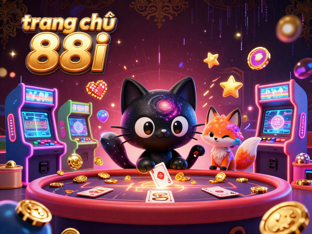 Experience excitement at trang chủ 88i with a vibrant cosmic casino atmosphere, featuring 3D characters and games.
