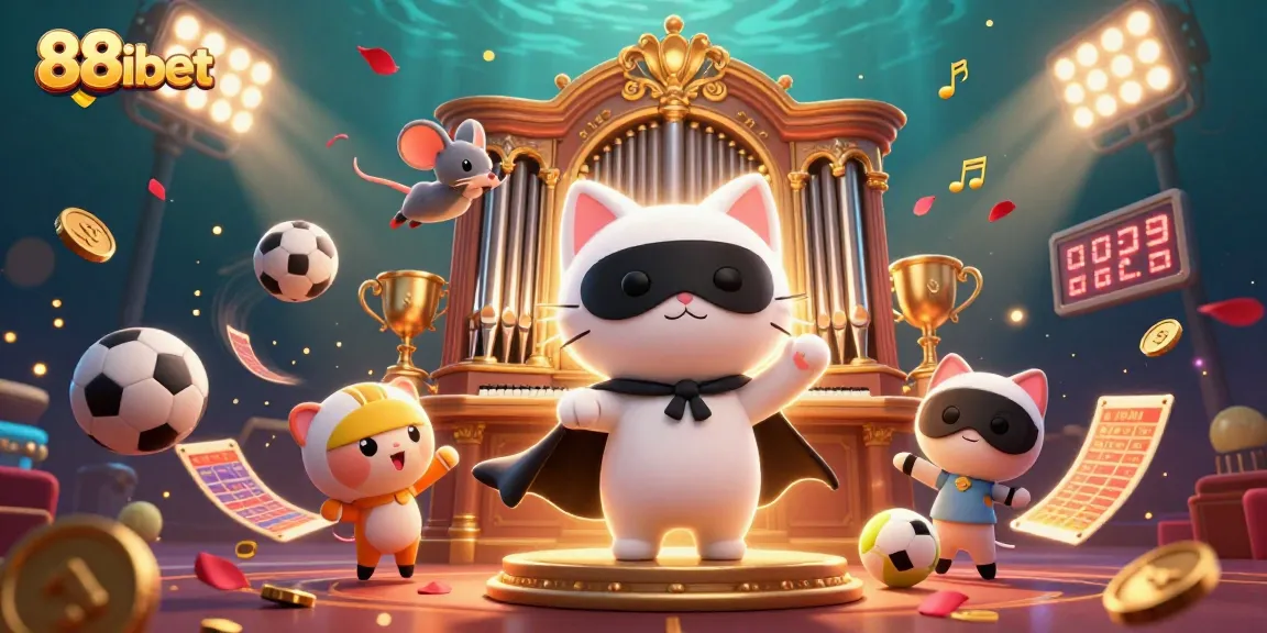 Engage with 88ibet's thrilling betting excitement featuring dynamic casino elements and vibrant 3D characters.