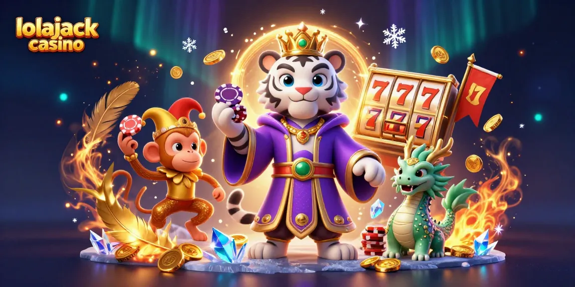 Engage with the exciting games at lolajack casino featuring animated characters and dynamic casino elements.