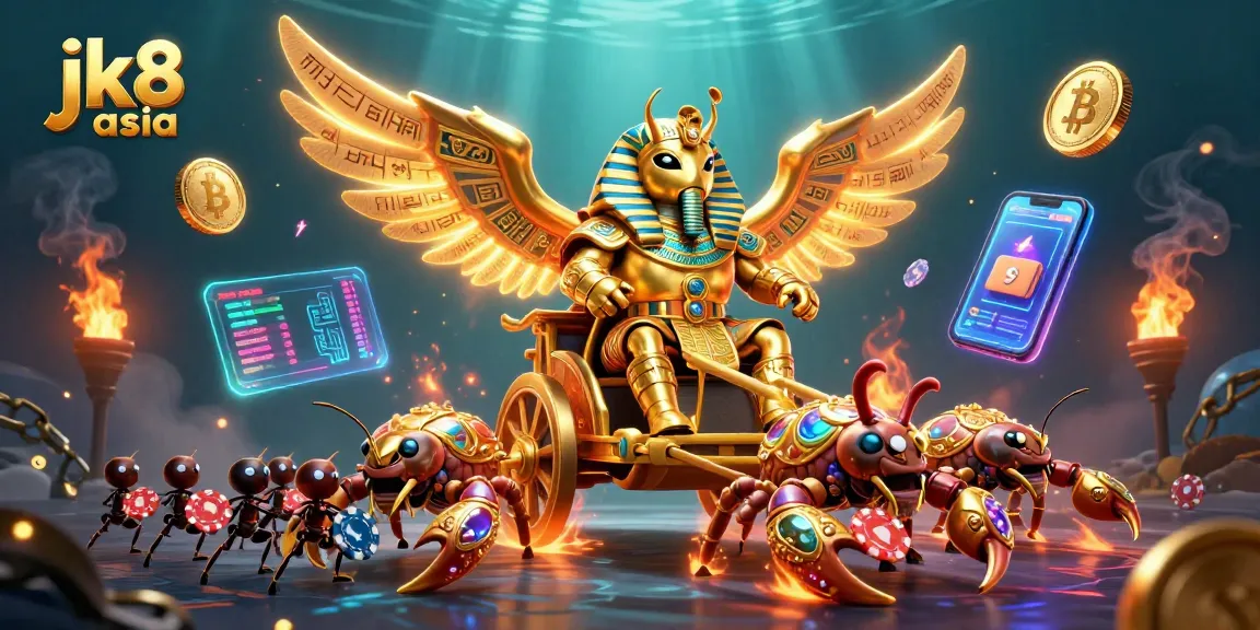 Experience thrilling gameplay with jk8 asia's vibrant 3D casino characters and cryptocurrency elements.