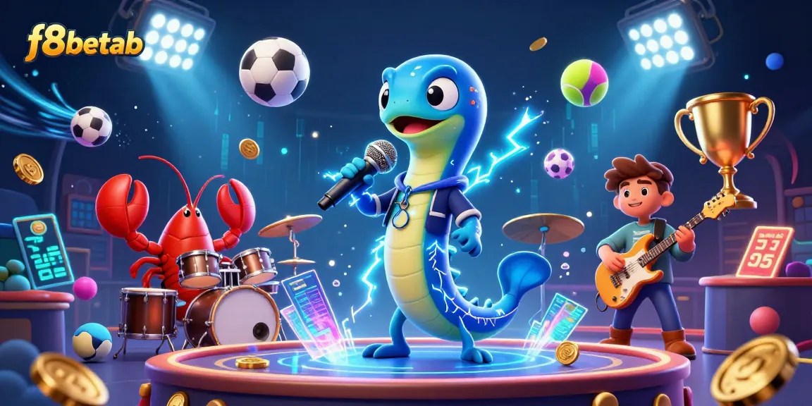 Engage in thrilling fun at f8betab’s underwater casino with electric eel DJ and exciting game elements.